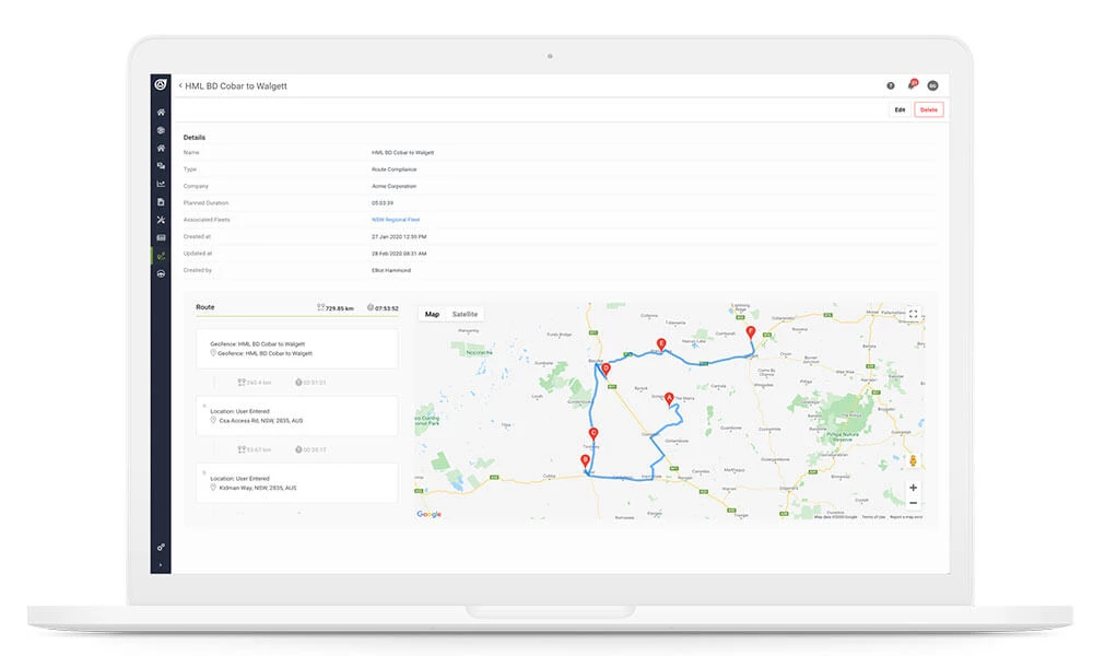 TN360 Journey Planner route guidance solution