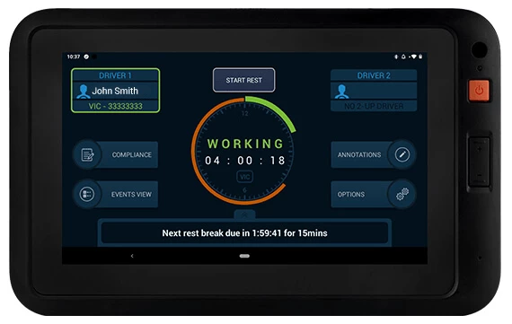 Electronic Work Diary EWD NHVR approved